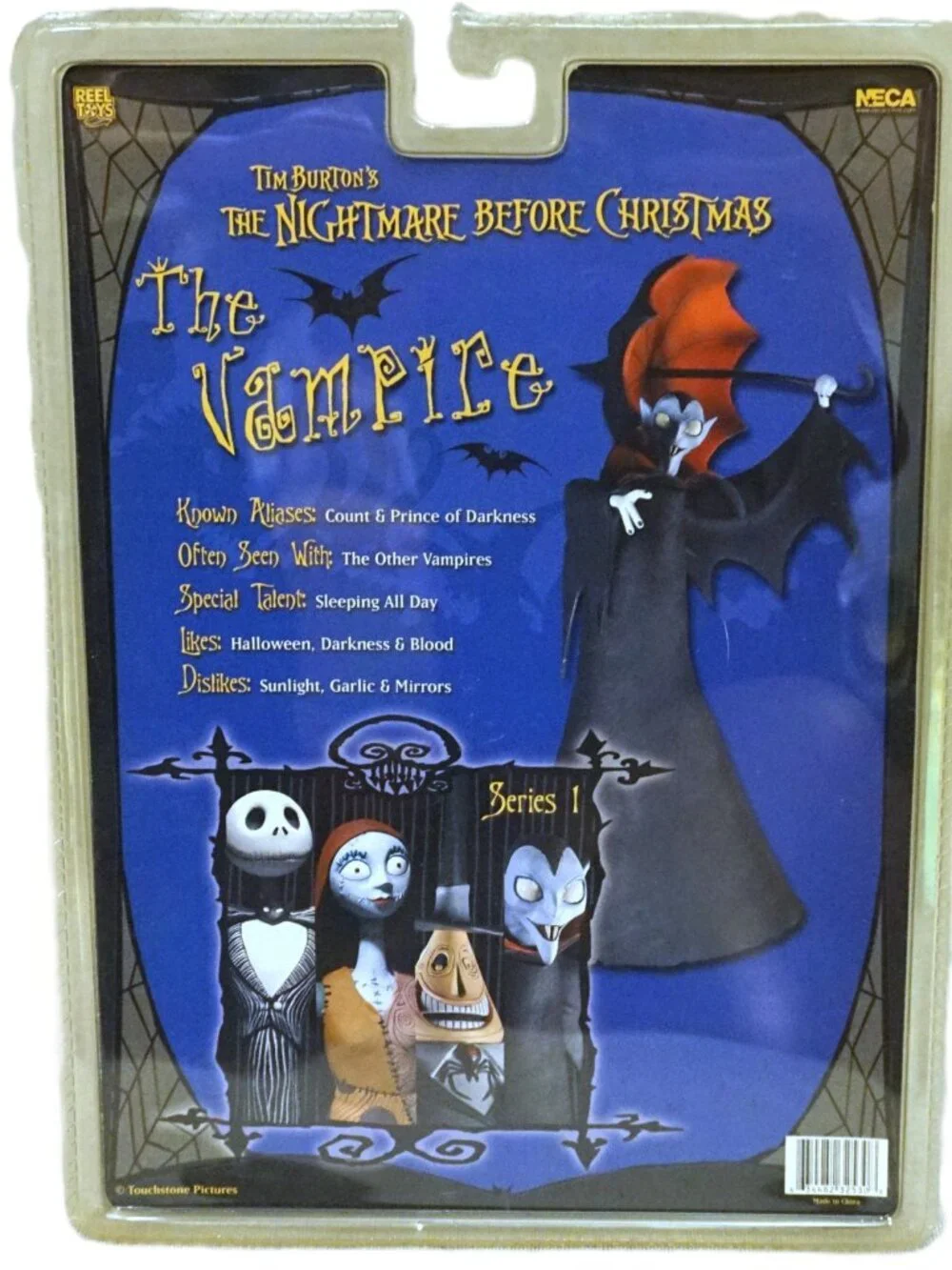 The Nightmare Before Christmas “The Vampire” Series 1 NECA Reel Toys Figures
